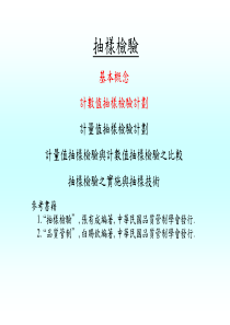 抽样检验基本概念(2)
