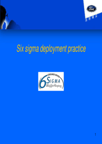 SIX SIGMA DEPLOYMENT PRACTICE（英文PPT 43页）
