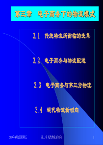 第三章电子商务下的物流模式(现代物流学-苏州大学,彭欣)