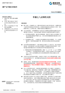 膜产业专题分析报告