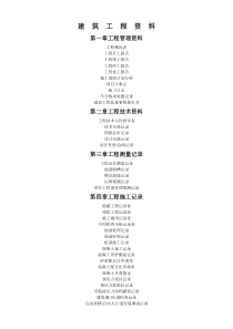 建筑工程验收资料(全套)
