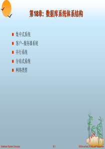 数据库系统体系结构