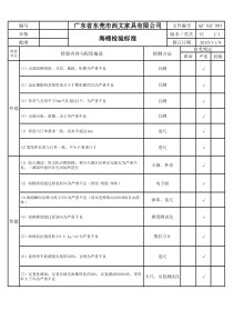 海棉检验标准(已修改)