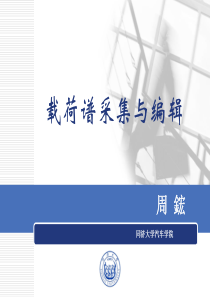 载荷谱采集与编辑