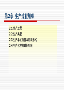 2.生产过程组织