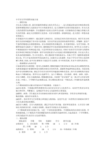 中学音乐学科课程实施方案