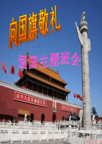 小学《爱国主义教育》主题班会