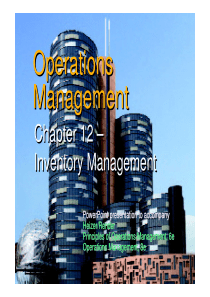 36运营管理12-存货管理