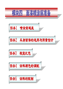 4[1].模块四-面漆喷涂前准备