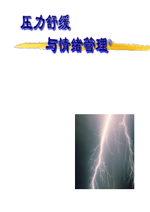 压力舒缓与情绪管理