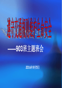 交通安全主题班会