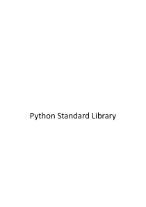 Python Standard Library