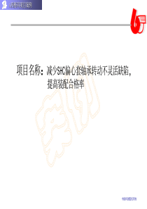 六西格玛项目综合案例