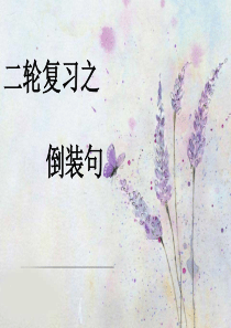 中考英语专题-倒装句