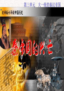 北师大版七年级上册第13课 秦帝国的兴亡