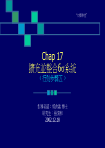 扩充并整合六西格玛系统