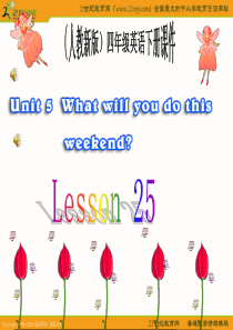 人教新版小学英语四年级下册课件Lesson25