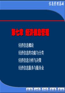 第7章-经济信息管理