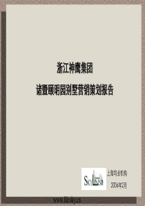 诸暨颐明园别墅营销策划报告》等