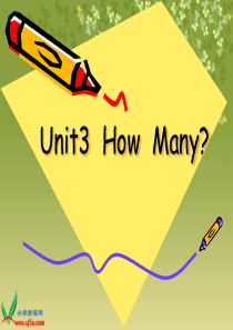 小学英语PEP人教版三年级下册《Unit_3_How_many》ppt课件