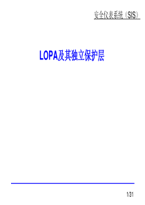 LOPA及其IPLs的确定