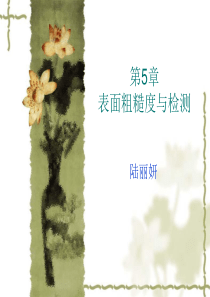第5章-表面粗糙度