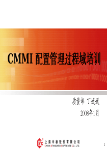 CMMI配置管理与质量保证培训
