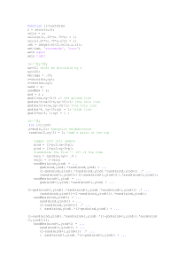 元胞自动机-沙堆模型代码