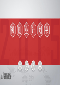 微创业计划书