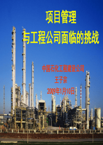 国家建设部20090110-专题：工程项目管理与工程公司面临的挑战