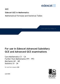 A Level数学公式书