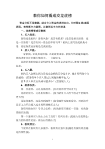教你如何看成交龙虎榜