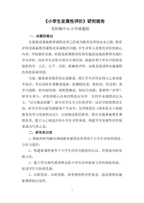 小学生发展性评价研究