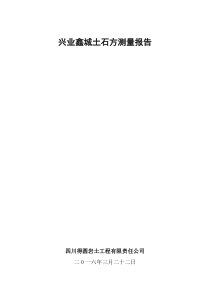 测量报告