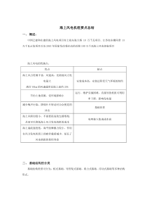 海上风电机组要点总结