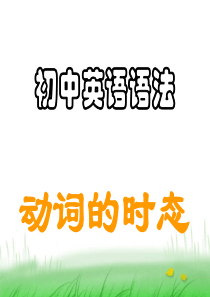 时态复习公开课课件-初中英语中考时态复习课件(绝对精品)