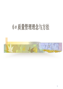 6质量管理理念与方法