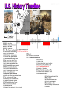 美国历史时间表事件