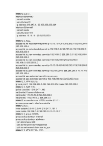CISCO ASA5510定义接口