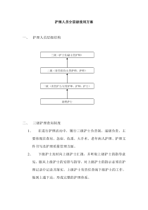 护理人员分层级使用方案