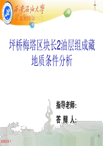 西安石油大学资源勘查工程毕业论文答辩ppt