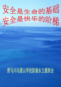 防溺水安全教育PPT