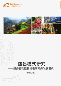 遂昌模式研究报告