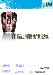 手机新品上市网络推广执行方案