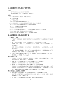 当代西方国家政治制度-期末考试复习重点