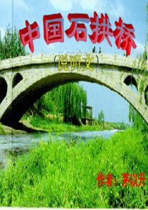 11《中国石拱桥》课件