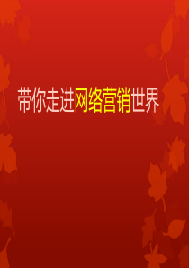 带你走进网络营销世界