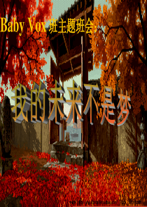 主题班会《我的未来不是梦》PPT