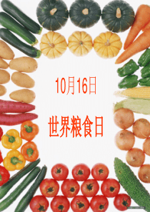 主题班会世界粮食日主题班会 (3)PPT课件