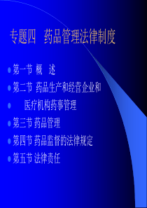 (精华版)药品管理法